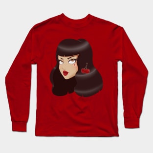 Cherry Betty Long Sleeve T-Shirt